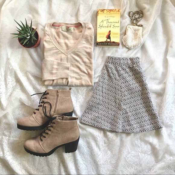 Aeropostale | grey skater skirt, S - Picture 2 of 3